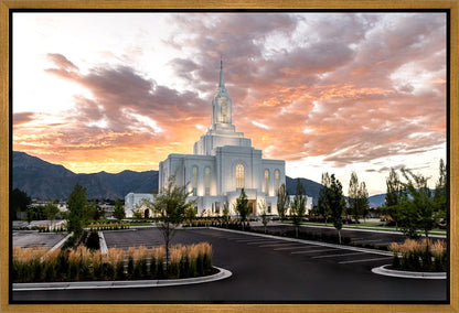 Orem Utah Fiery Sky Sunrise