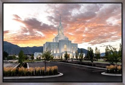 Orem Utah Fiery Sky Sunrise