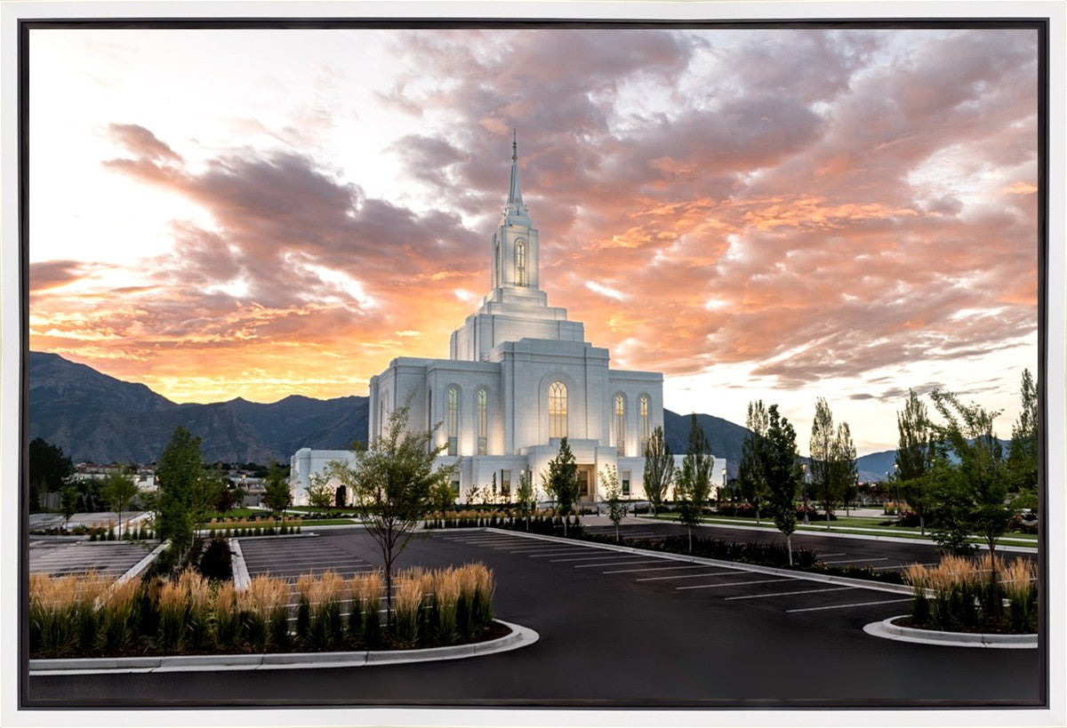 Orem Utah Fiery Sky Sunrise