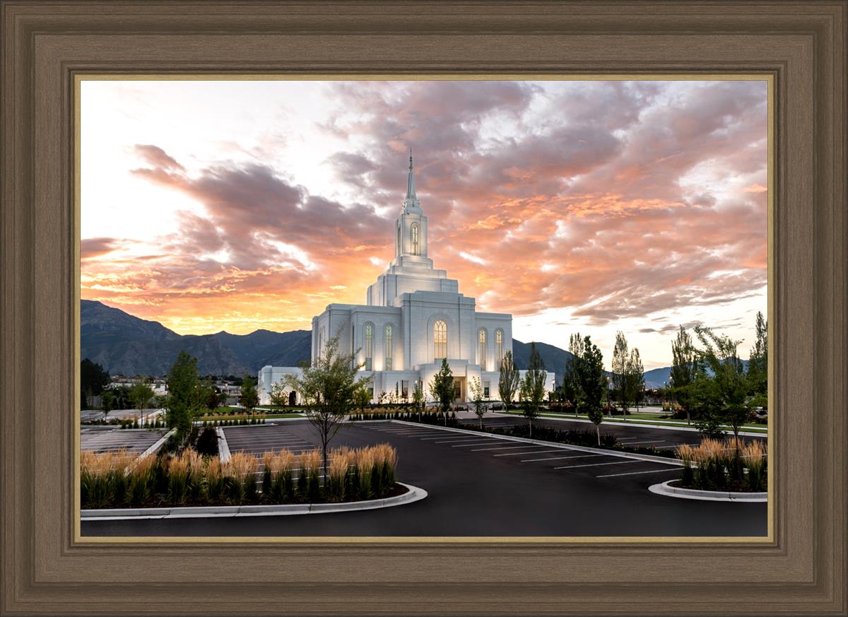 Orem Utah Fiery Sky Sunrise