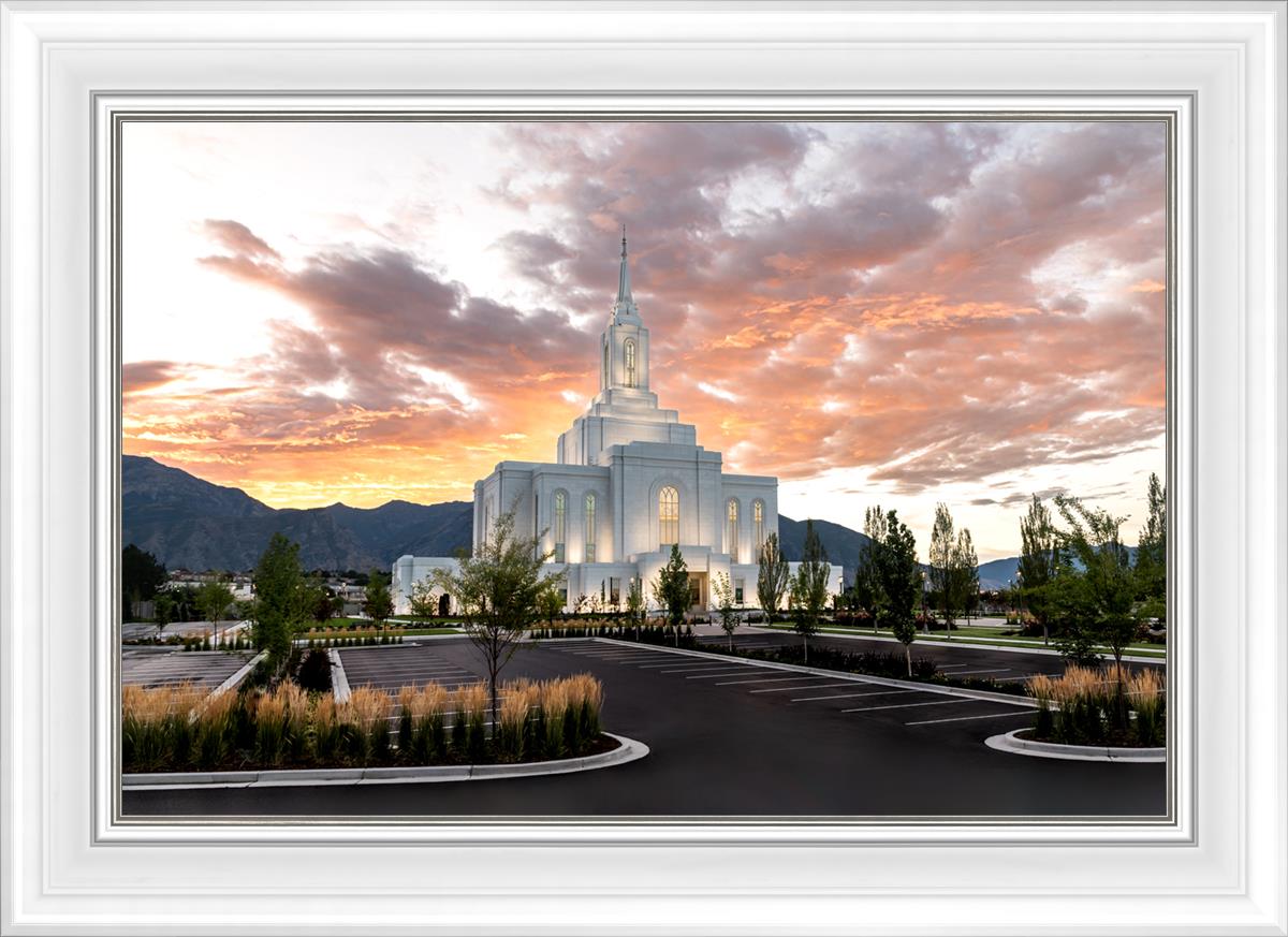 Orem Utah Fiery Sky Sunrise