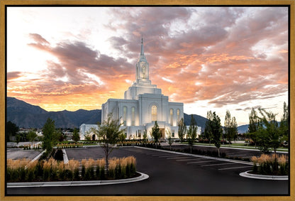 Orem Utah Fiery Sky Sunrise