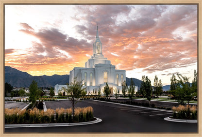 Orem Utah Fiery Sky Sunrise