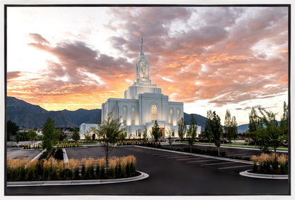 Orem Utah Fiery Sky Sunrise