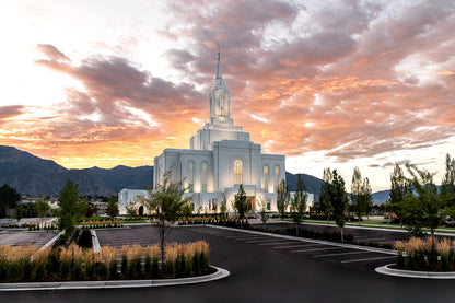 Orem Utah Fiery Sky Sunrise