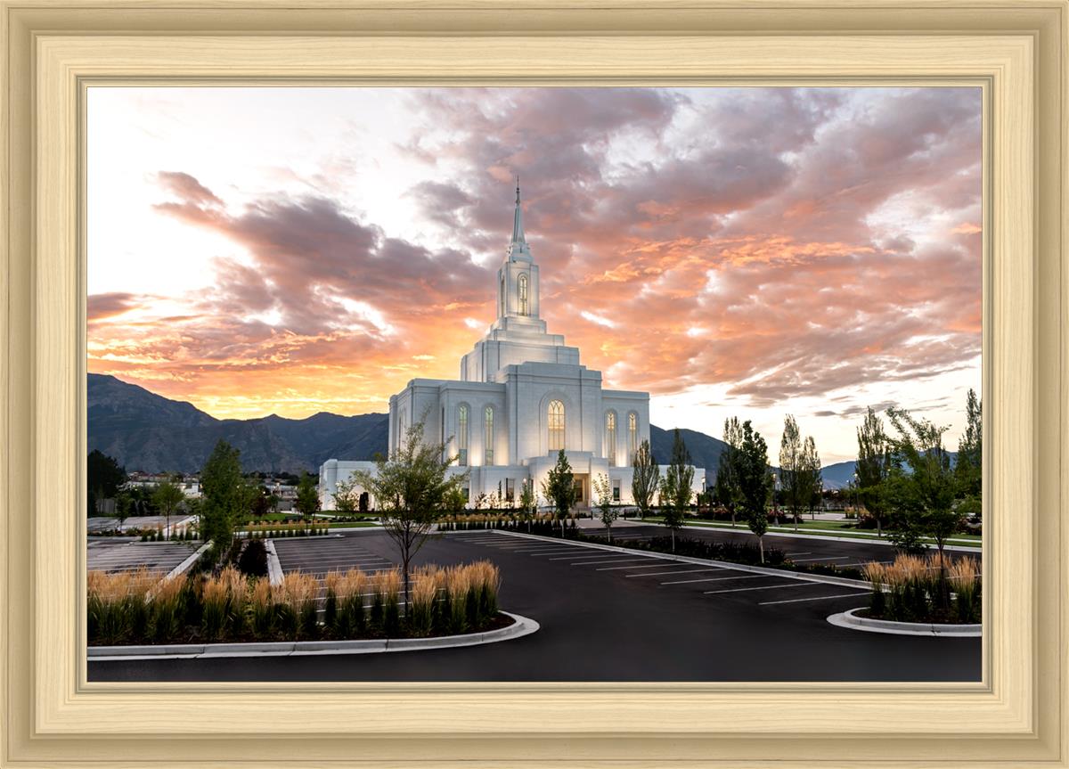 Orem Utah Fiery Sky Sunrise