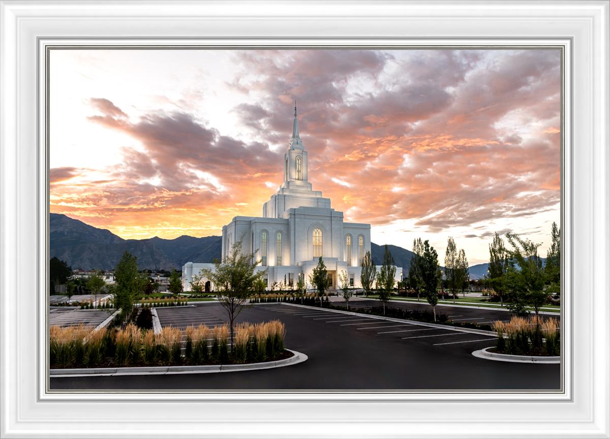 Orem Utah Fiery Sky Sunrise