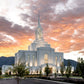 Orem Utah Fiery Sky Sunrise