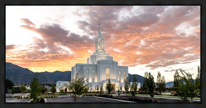 Orem Utah Fiery Sky Sunrise