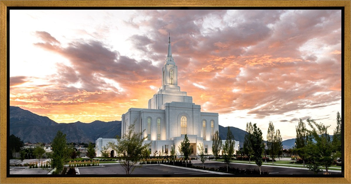 Orem Utah Fiery Sky Sunrise