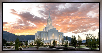 Orem Utah Fiery Sky Sunrise