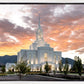 Orem Utah Fiery Sky Sunrise