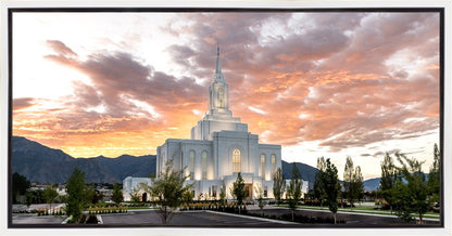 Orem Utah Fiery Sky Sunrise