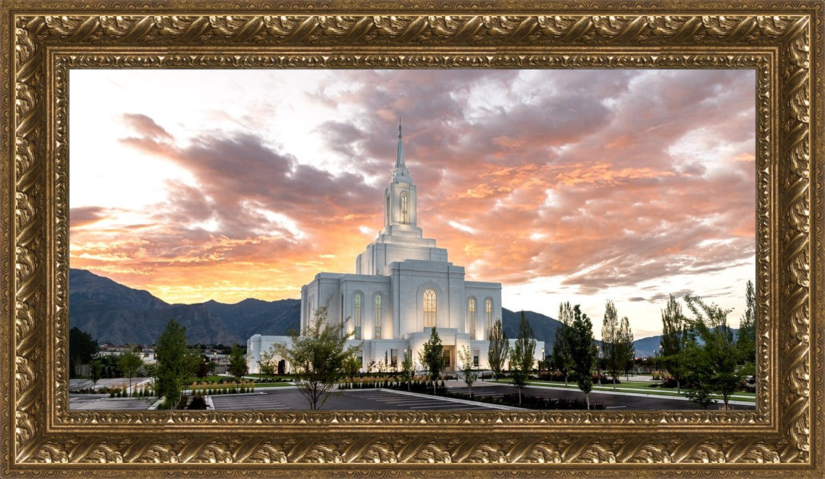 Orem Utah Fiery Sky Sunrise