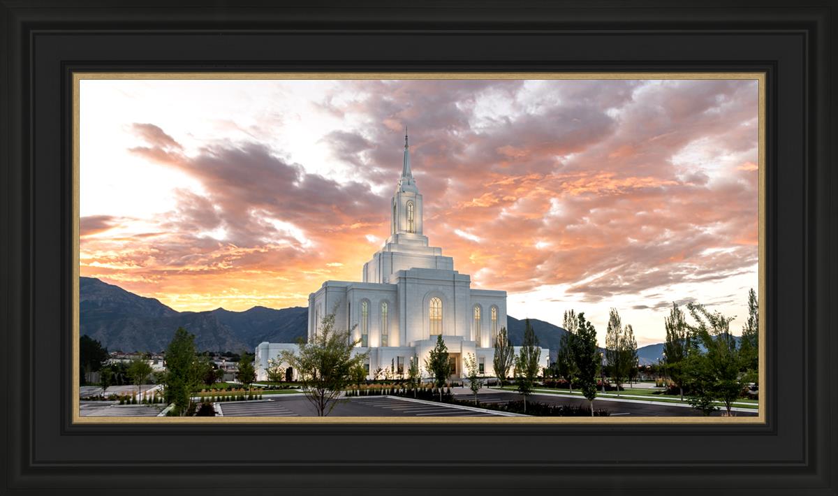 Orem Utah Fiery Sky Sunrise