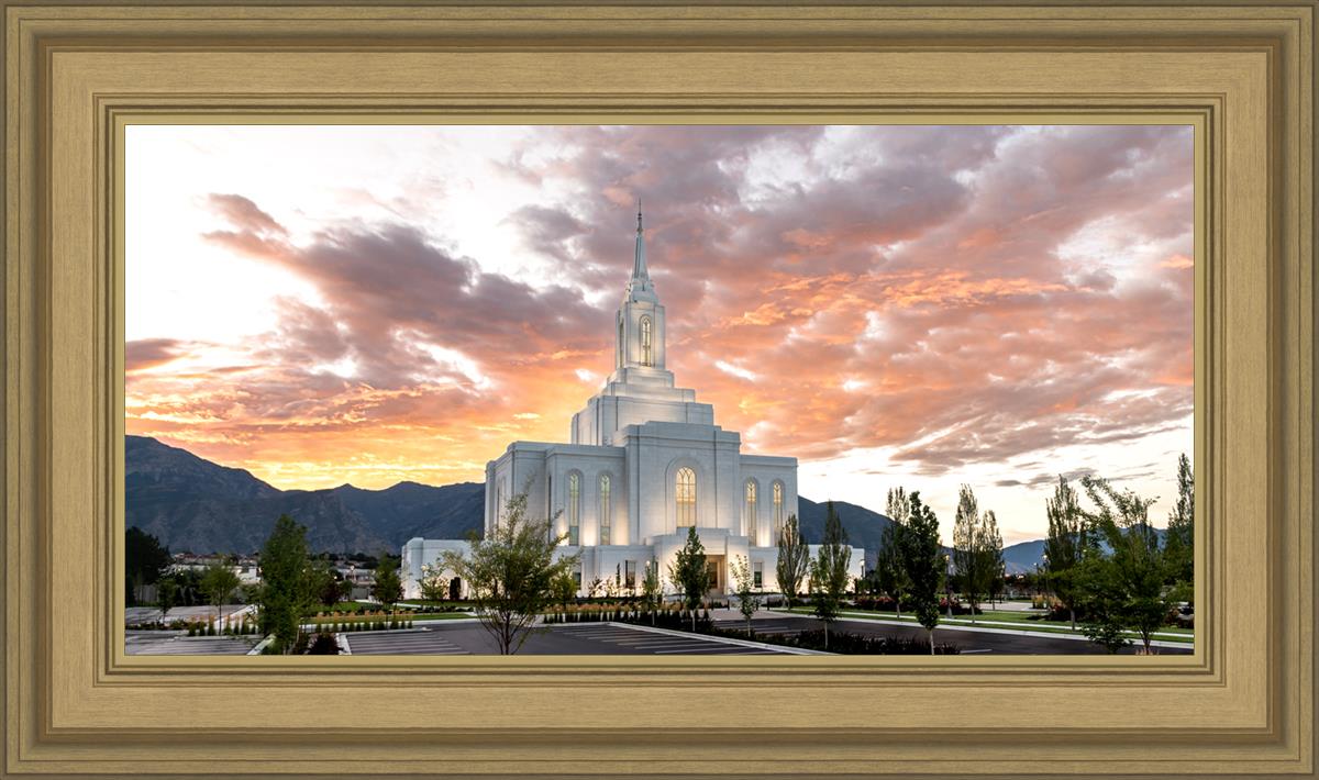 Orem Utah Fiery Sky Sunrise