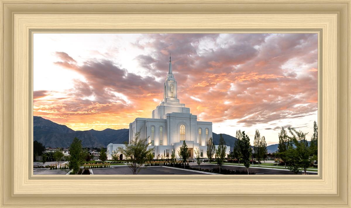 Orem Utah Fiery Sky Sunrise