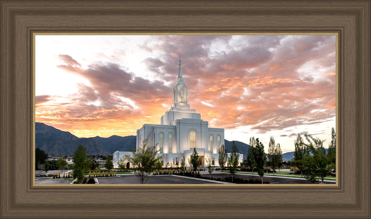 Orem Utah Fiery Sky Sunrise