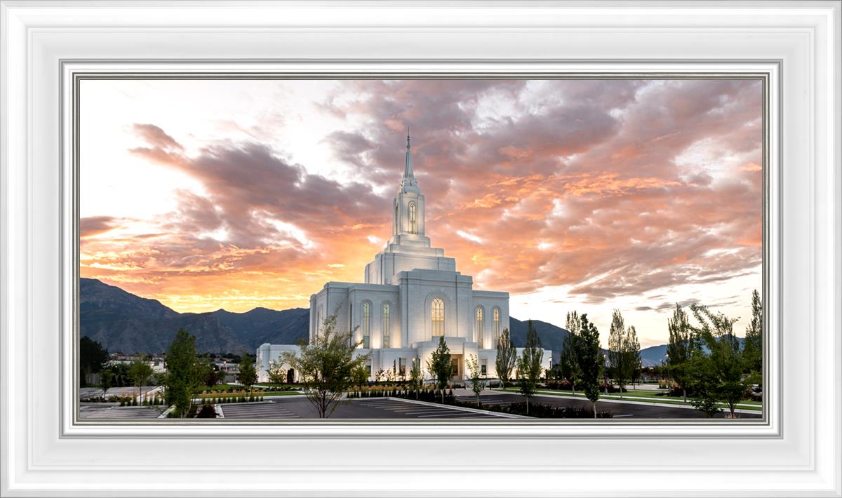 Orem Utah Fiery Sky Sunrise