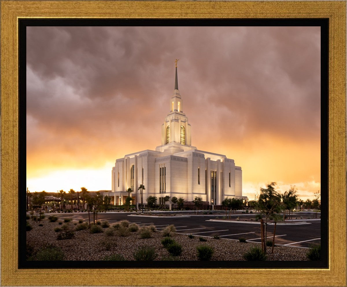 Red Cliffs Utah As The Storm Clears