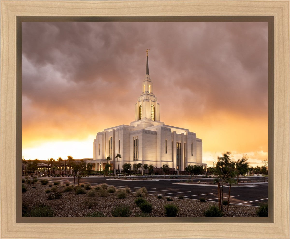 Red Cliffs Utah As The Storm Clears
