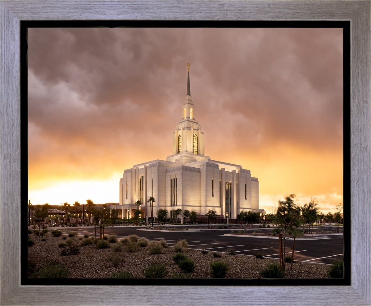 Red Cliffs Utah As The Storm Clears