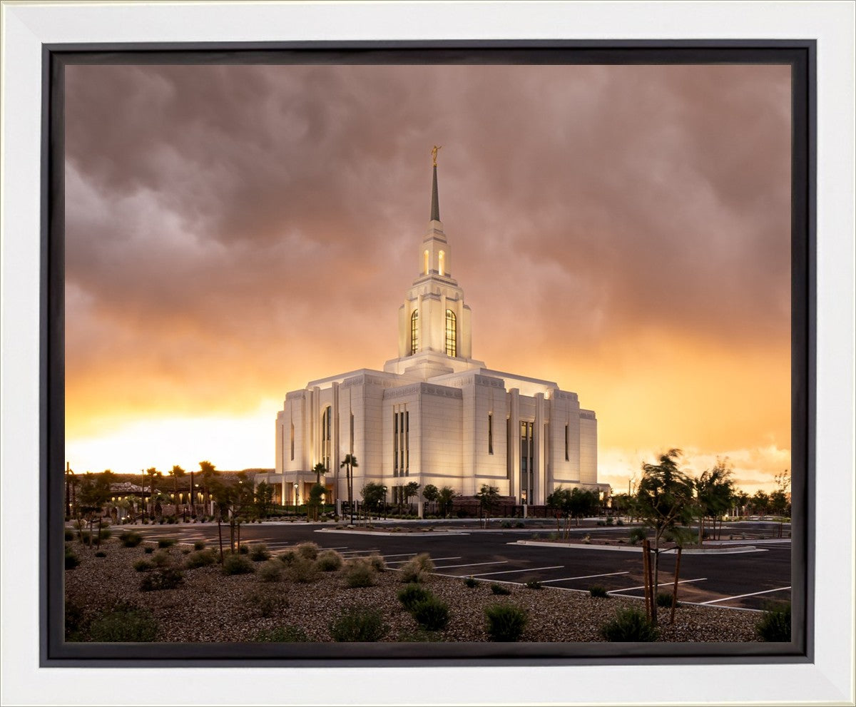 Red Cliffs Utah As The Storm Clears