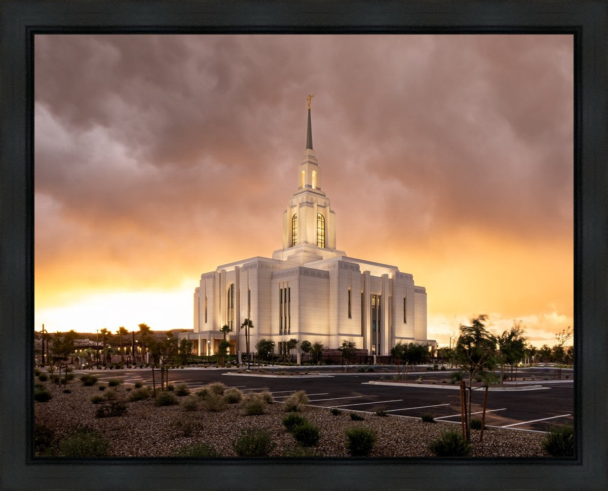 Red Cliffs Utah As The Storm Clears