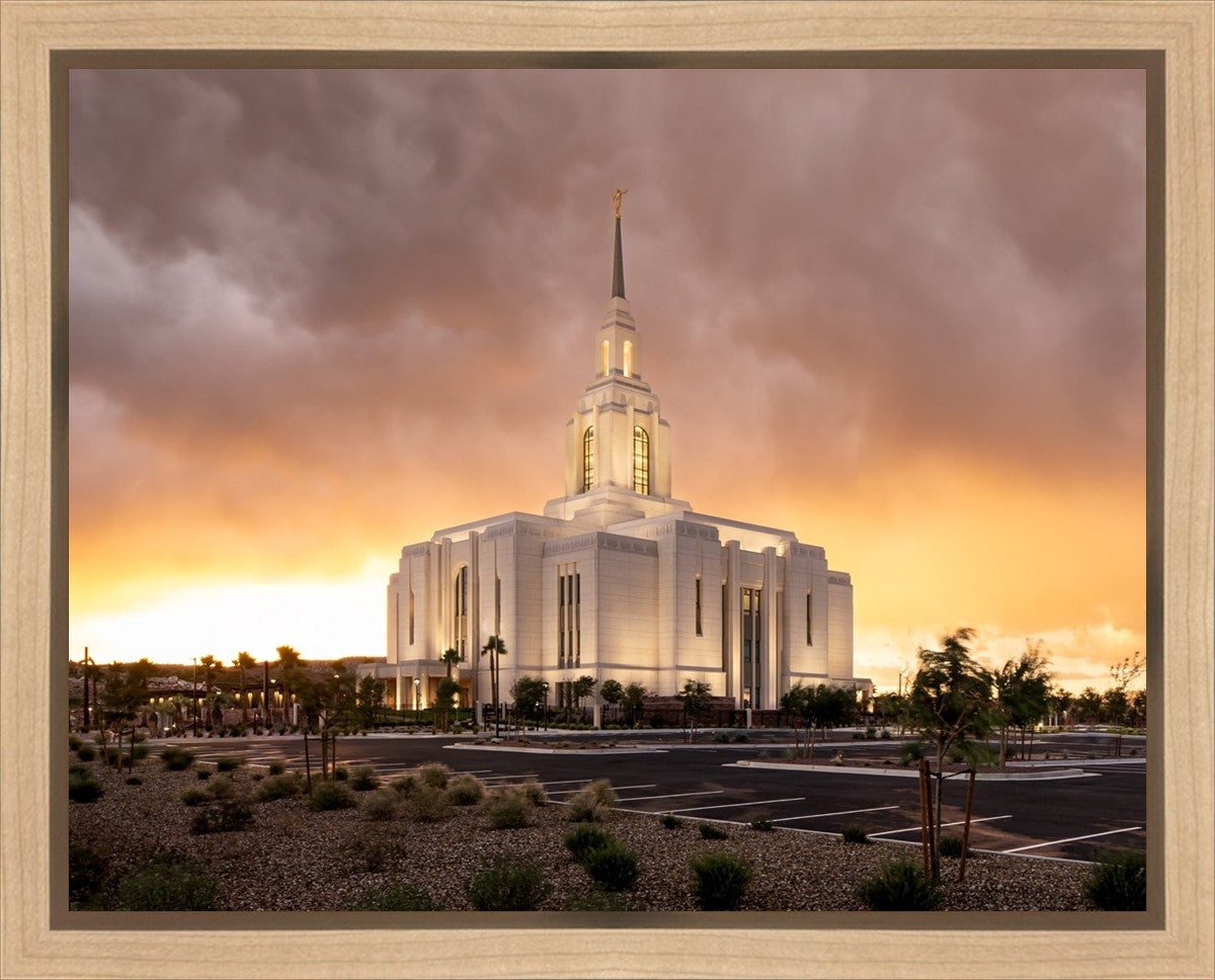 Red Cliffs Utah As The Storm Clears