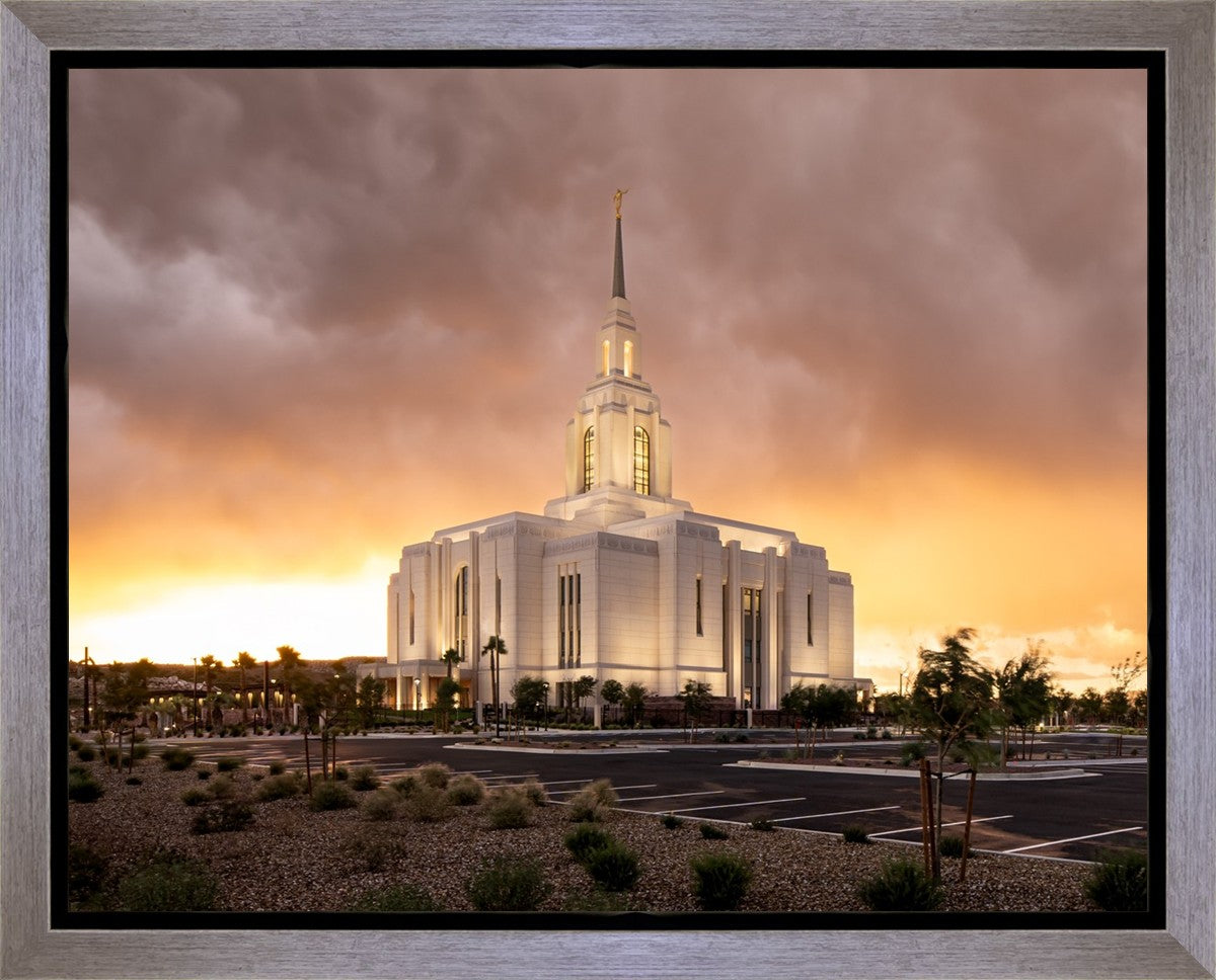 Red Cliffs Utah As The Storm Clears