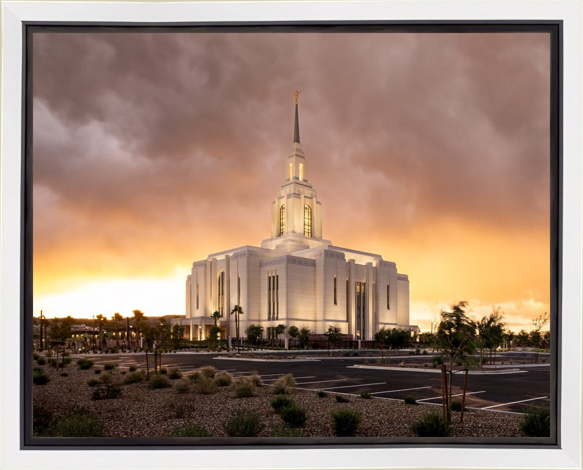 Red Cliffs Utah As The Storm Clears