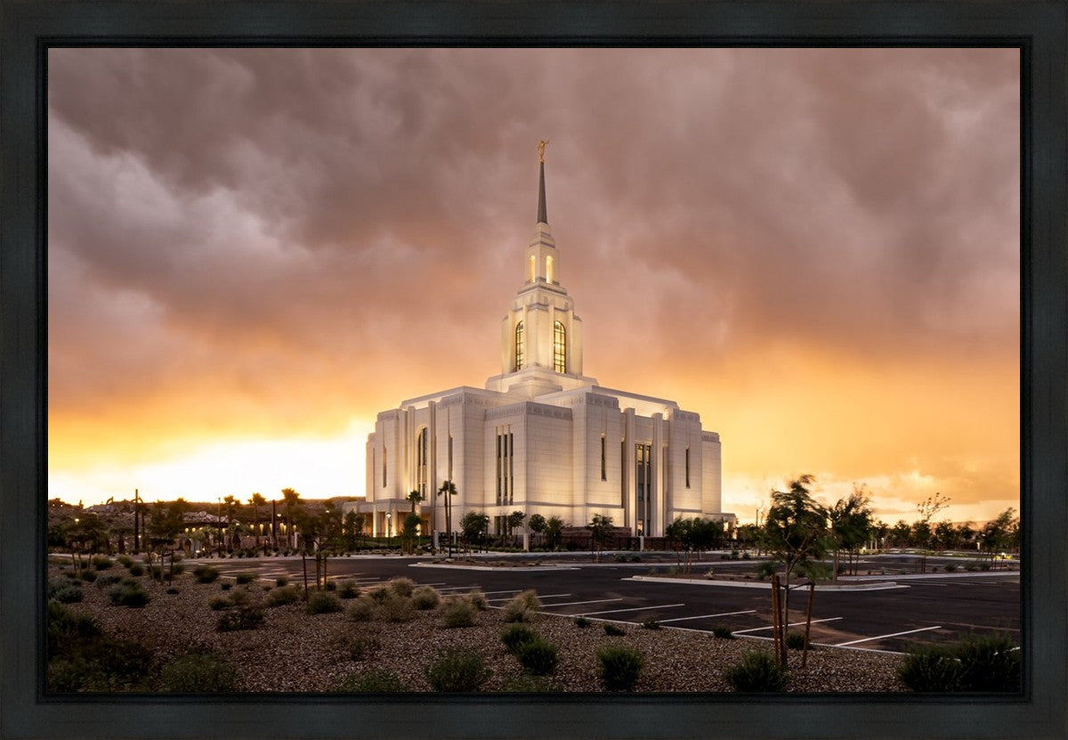 Red Cliffs Utah As The Storm Clears