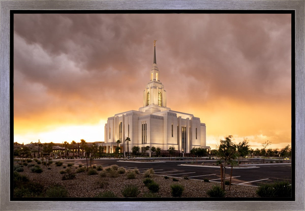 Red Cliffs Utah As The Storm Clears