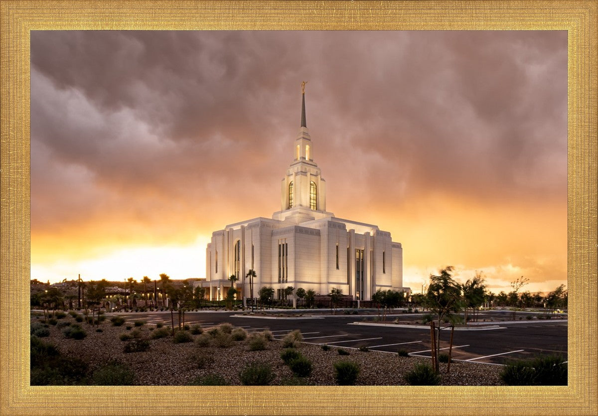 Red Cliffs Utah As The Storm Clears