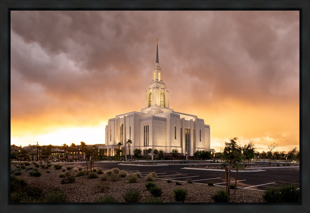 Red Cliffs Utah As The Storm Clears