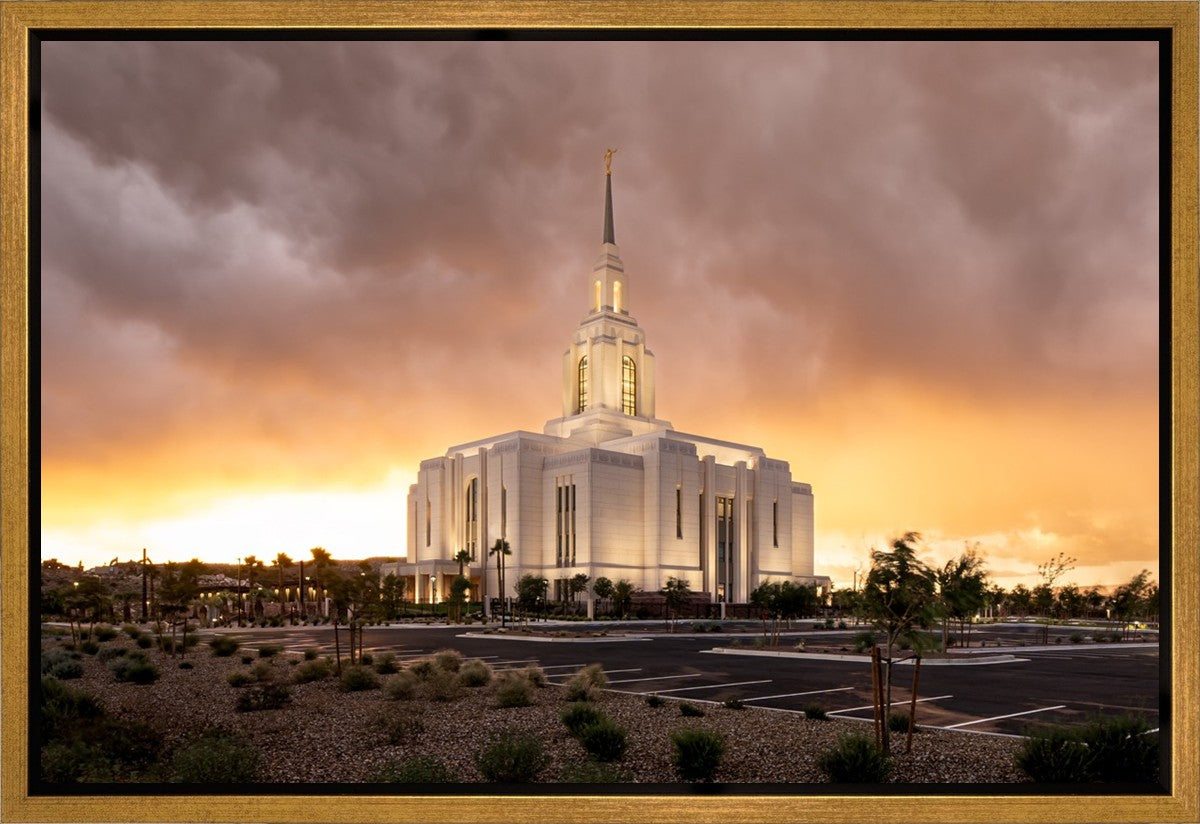 Red Cliffs Utah As The Storm Clears
