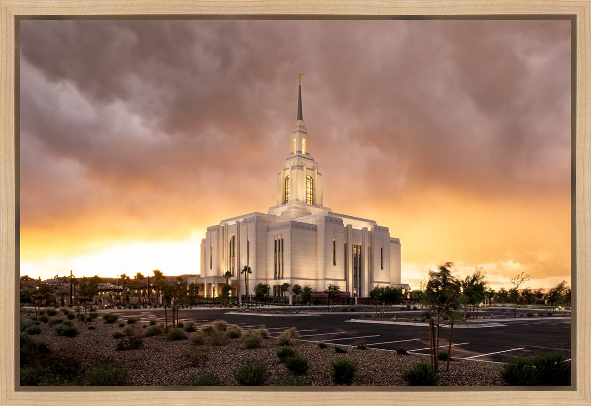 Red Cliffs Utah As The Storm Clears