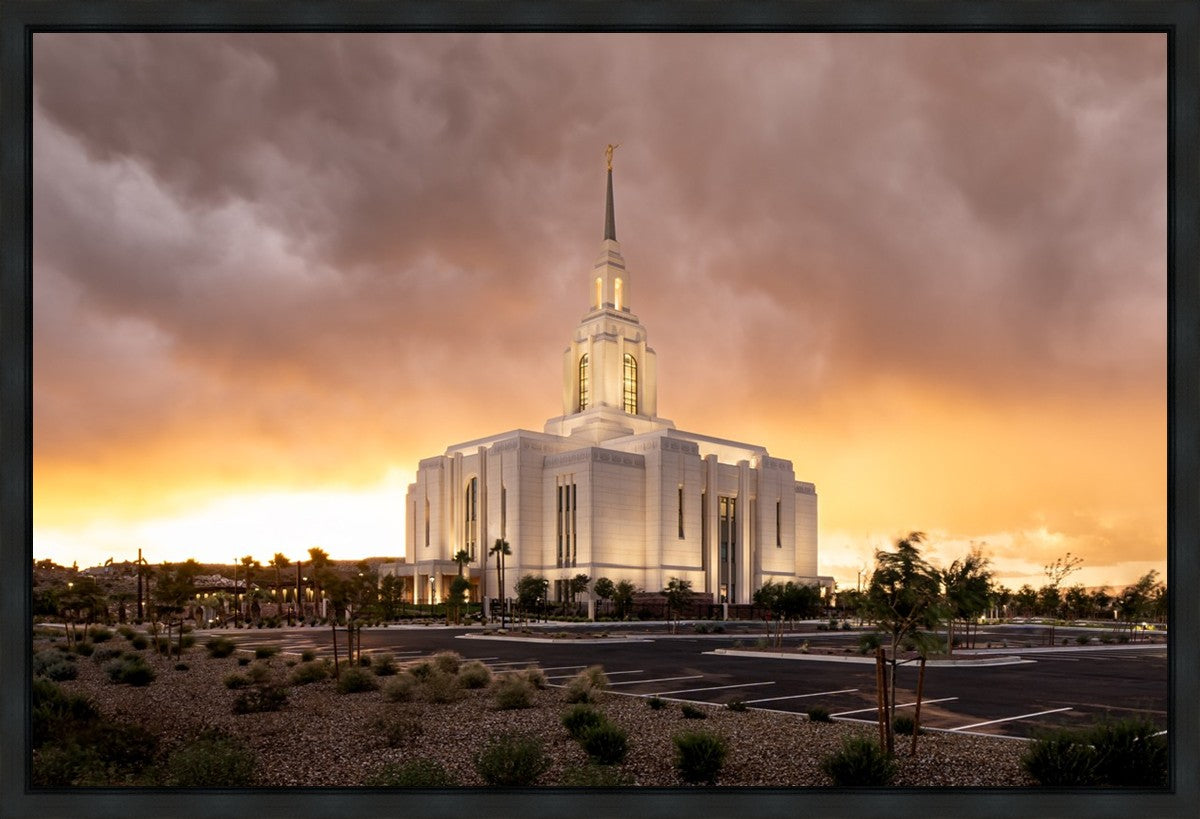 Red Cliffs Utah As The Storm Clears
