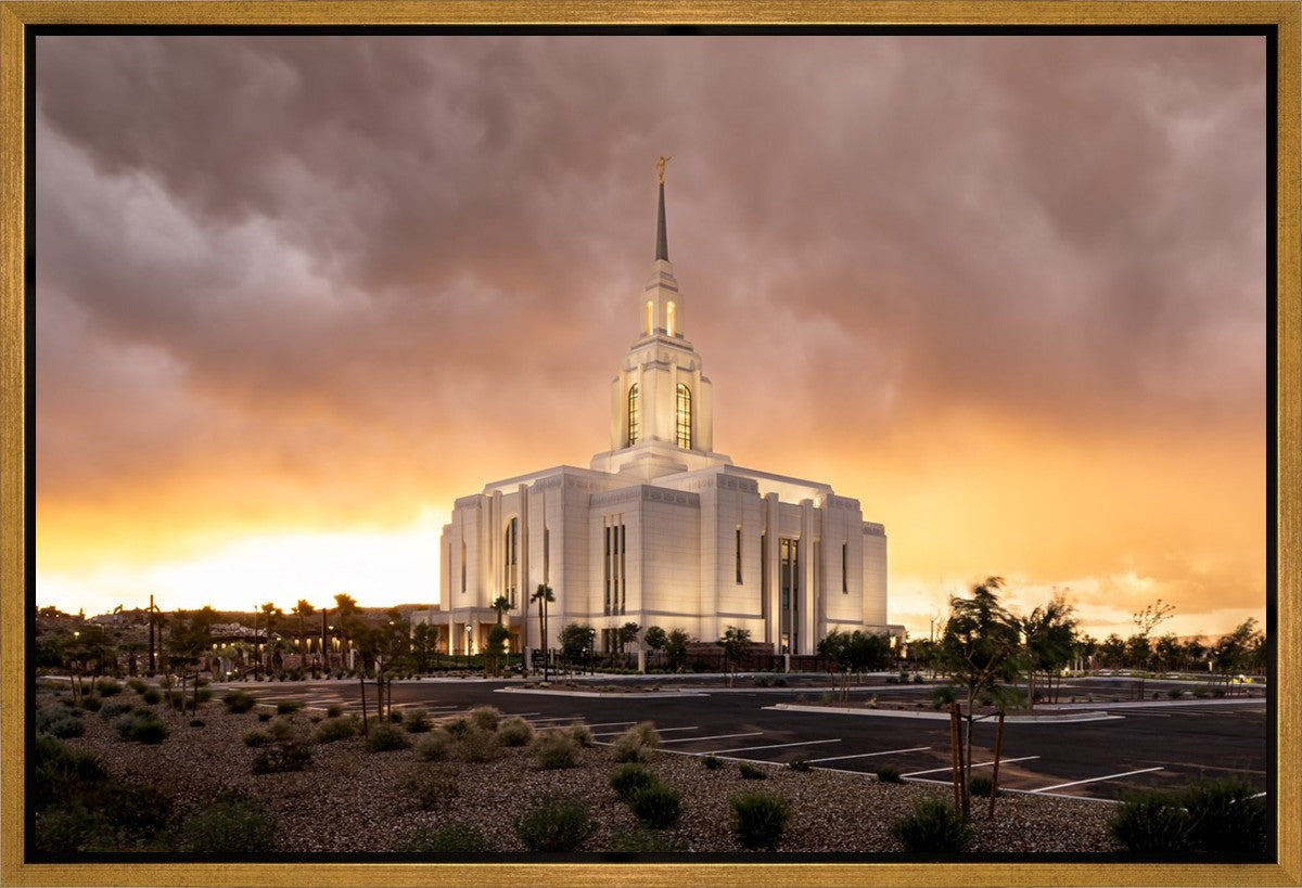Red Cliffs Utah As The Storm Clears
