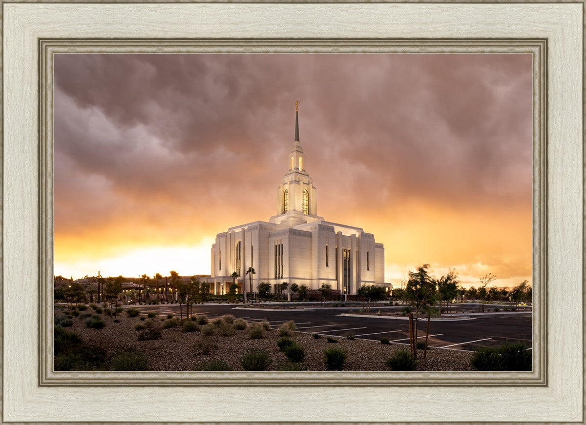Red Cliffs Utah As The Storm Clears