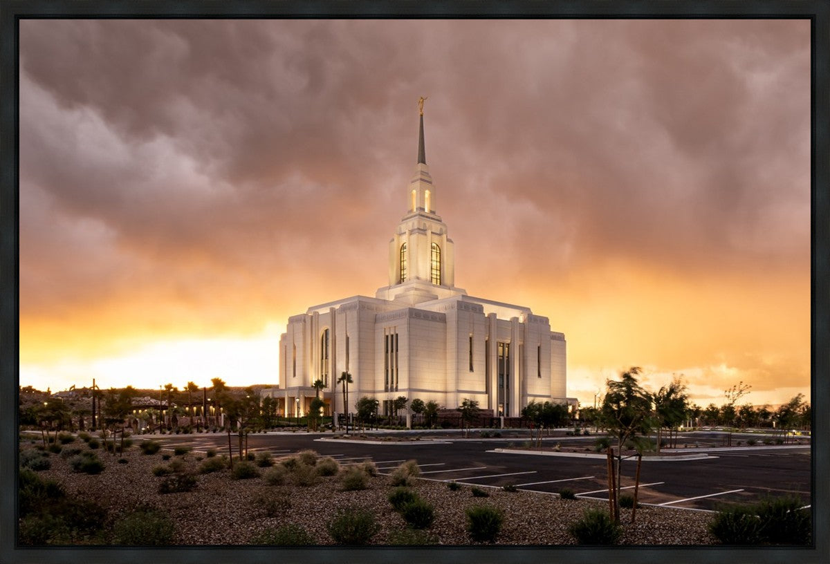 Red Cliffs Utah As The Storm Clears