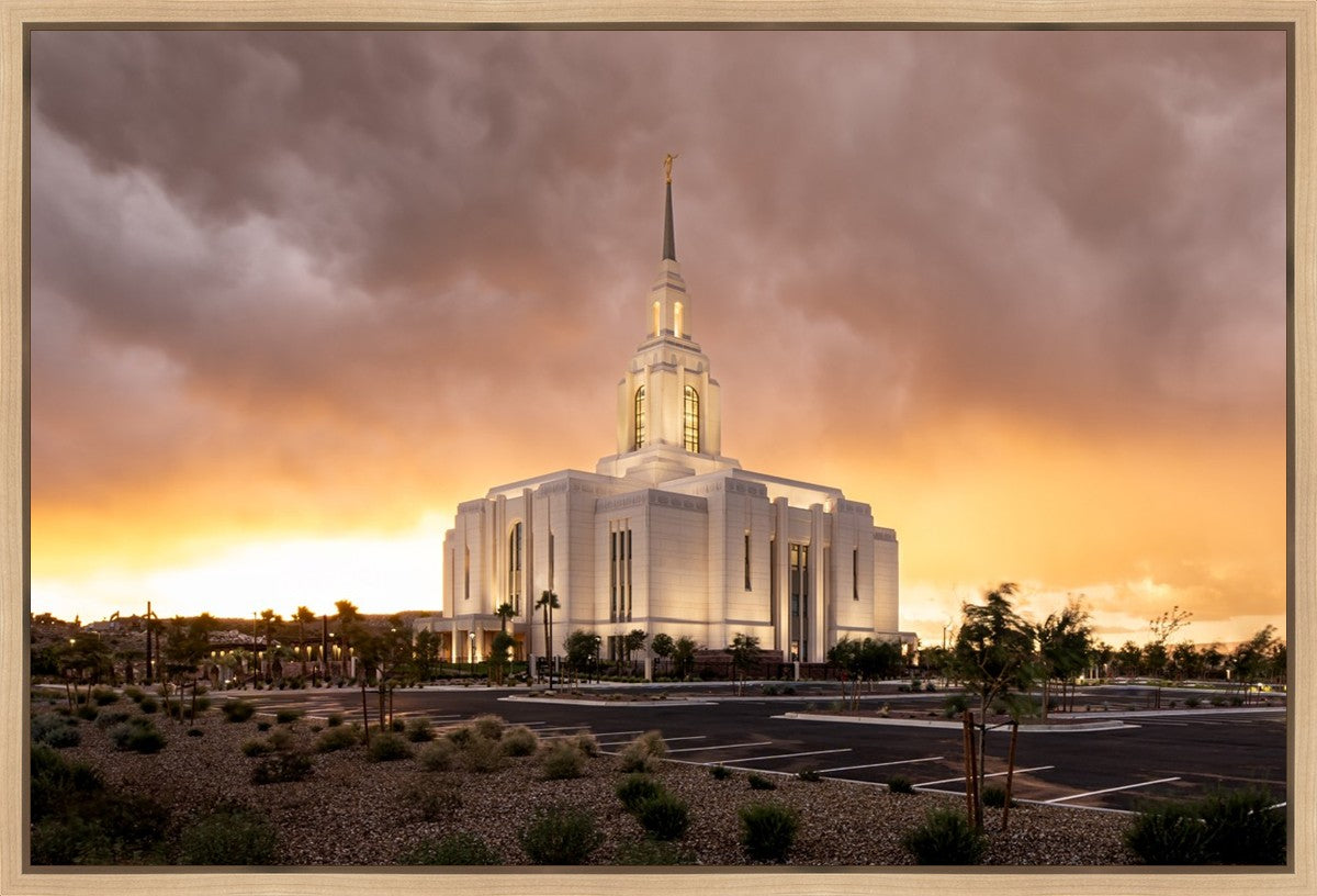 Red Cliffs Utah As The Storm Clears
