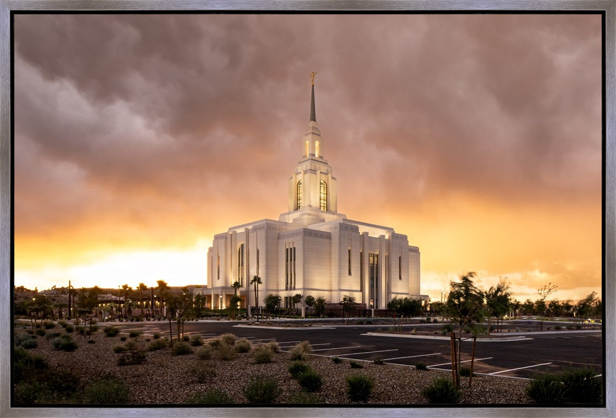 Red Cliffs Utah As The Storm Clears