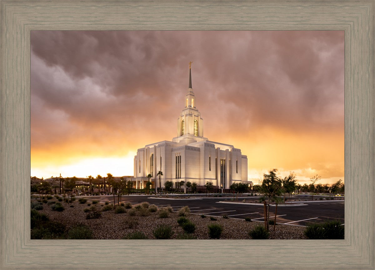 Red Cliffs Utah As The Storm Clears