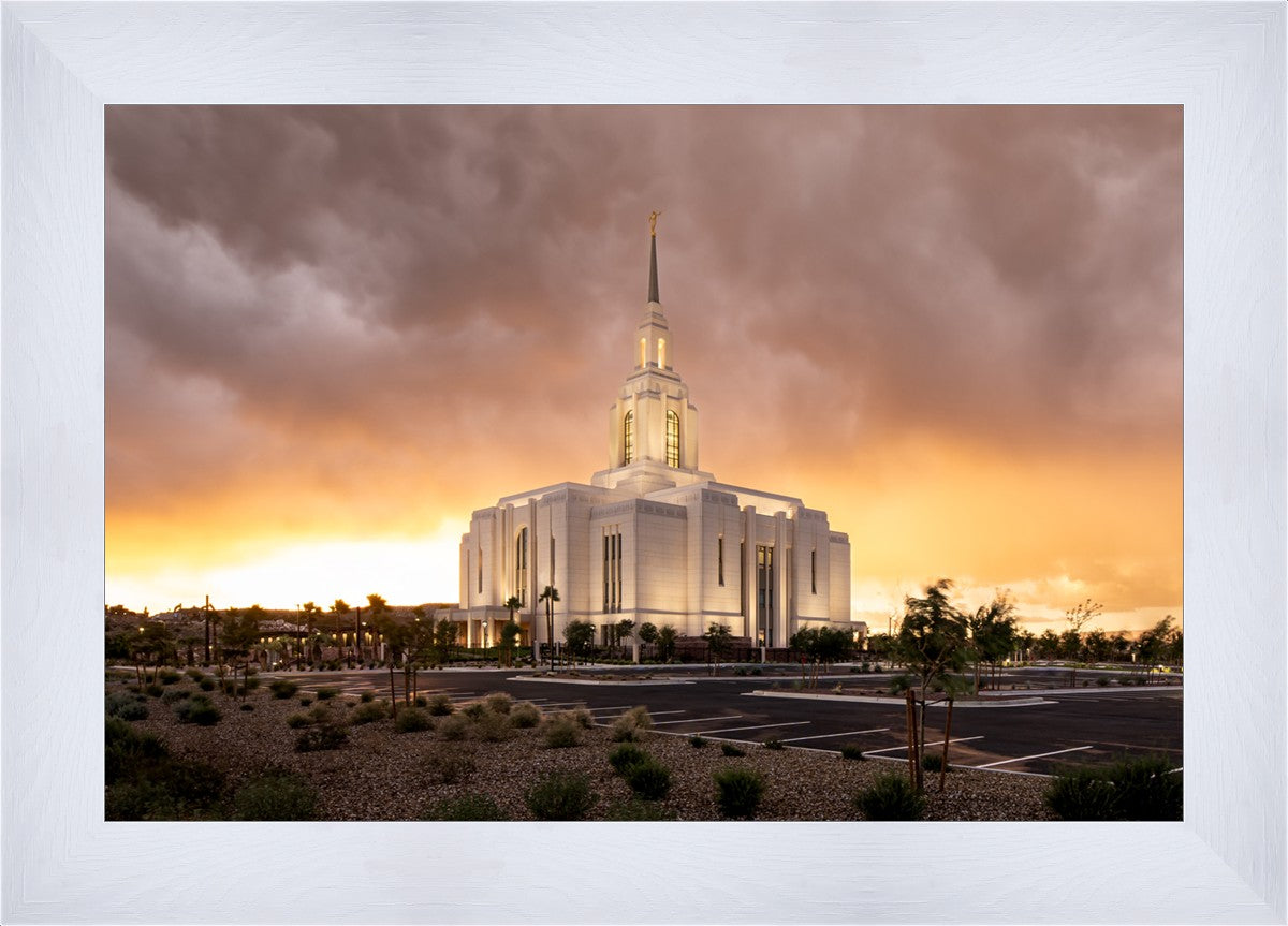 Red Cliffs Utah As The Storm Clears
