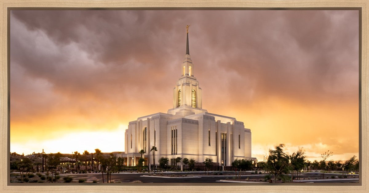 Red Cliffs Utah As The Storm Clears