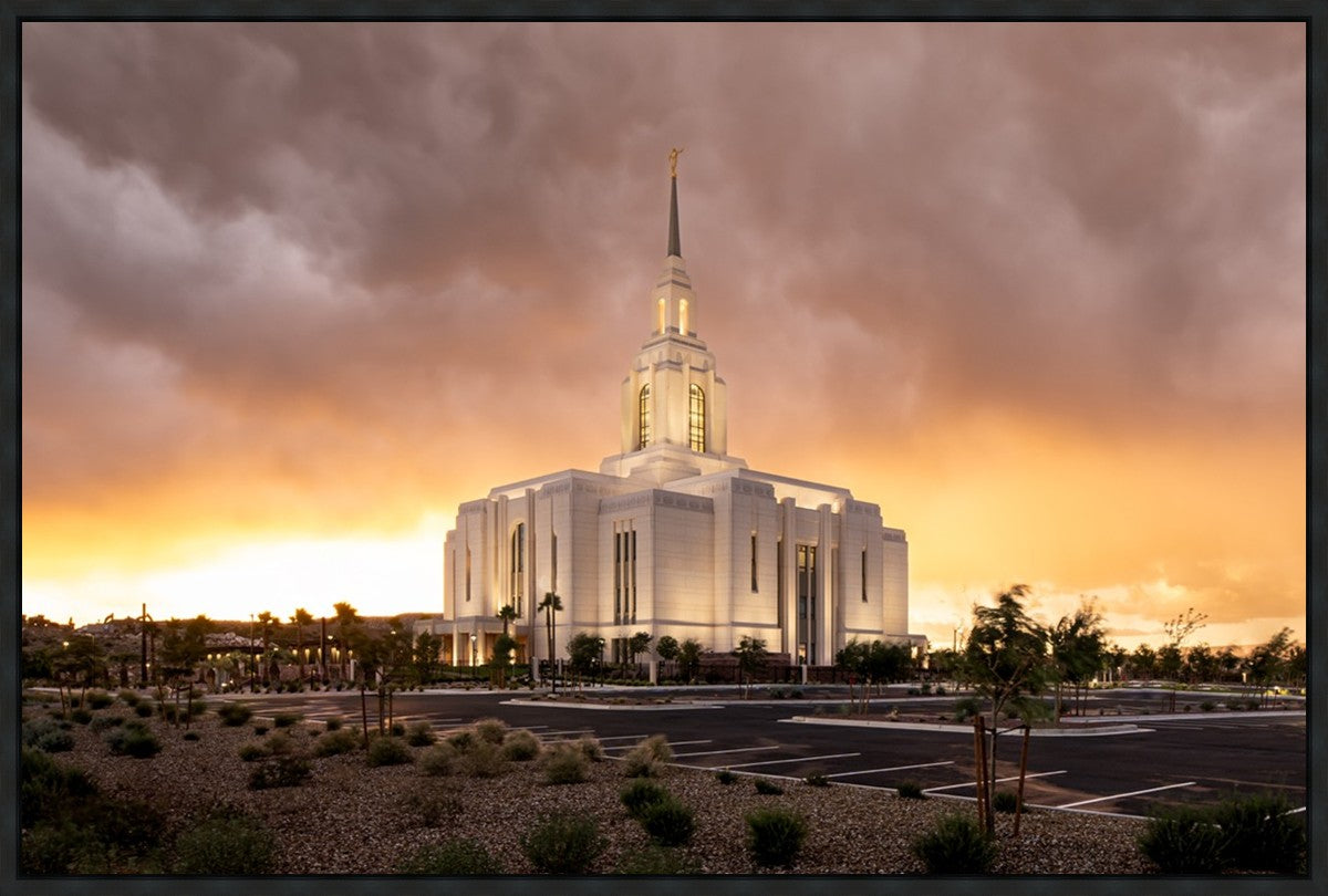 Red Cliffs Utah As The Storm Clears
