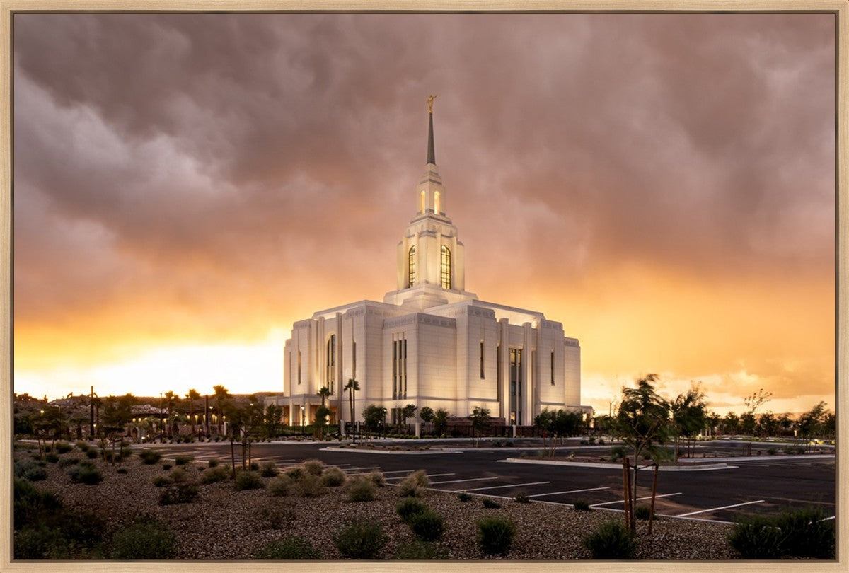 Red Cliffs Utah As The Storm Clears