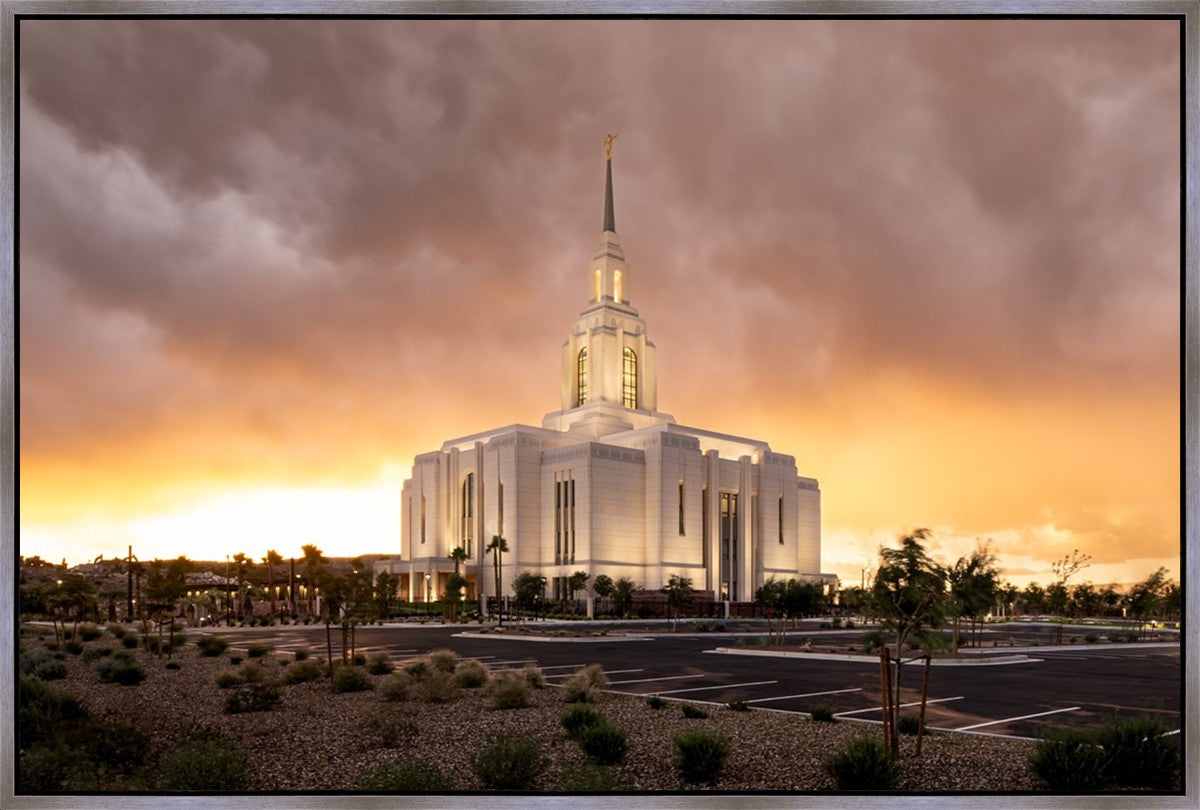 Red Cliffs Utah As The Storm Clears