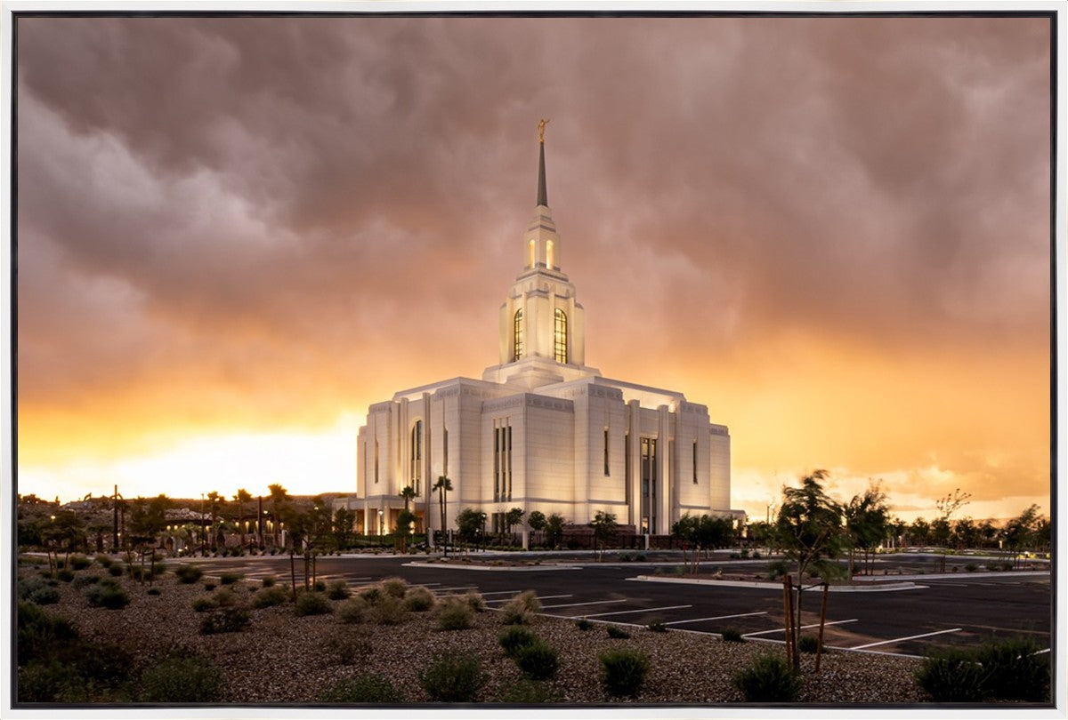 Red Cliffs Utah As The Storm Clears